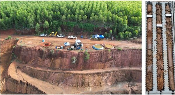 Exploração no projeto Florália minério de ferro