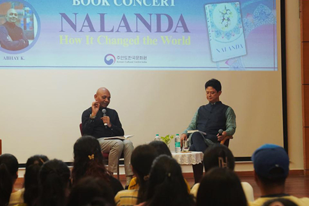 Korean Cultural Centre hosts discussion on Abhay K's book 'Nalanda: How it Changed the World'