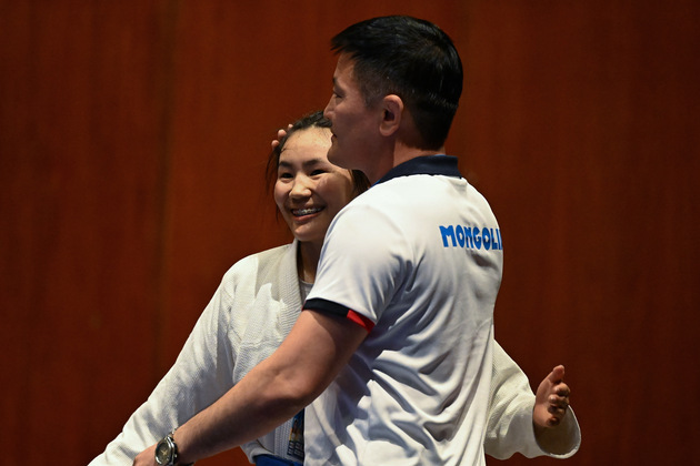 (SP)CHINA-HAINAN-SANYA-ASIAN BEACH GAMES-JIU JITSU-WOMEN'S -57KG-CONTESTS FOR BRONZE MEDAL(CN)