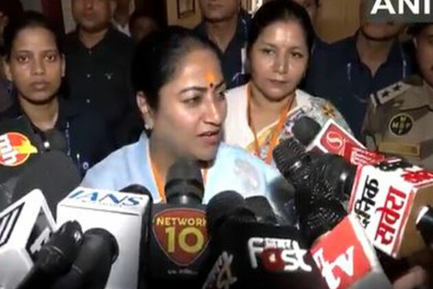 Delhi CM Rekha Gupta participates in mock Parliament programme organised by BJP Mahila Morcha