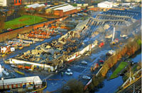 Wood-burning stove caused Carvers builders' merchants fire