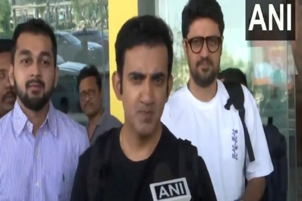 Team India head coach Gautam Gambhir arrives in Raipur to attend Cric Fest 2025