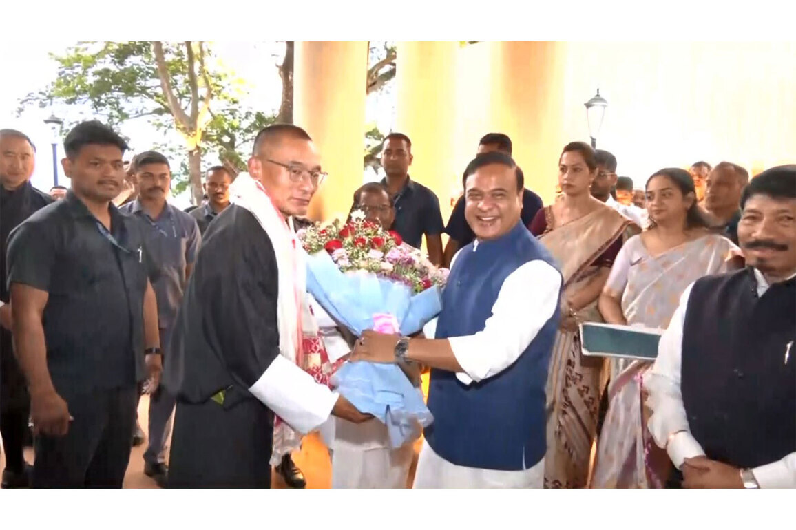 Assam leadership extends grand welcome to Bhutan PM Tshering Tobgay in Guwahati