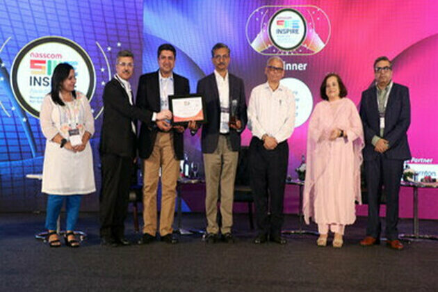 Integra's AI-powered product wins the Leadership in Innovation - Tech Products and Platforms Award at the nasscom SME Inspire Awards