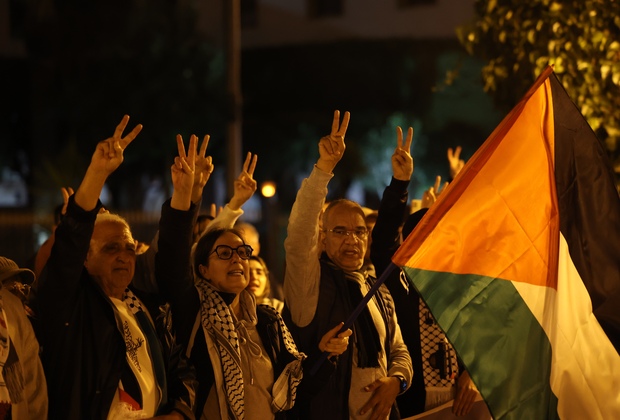 MOROCCO-RABAT-RALLY-PALESTINIANS-SUPPORT