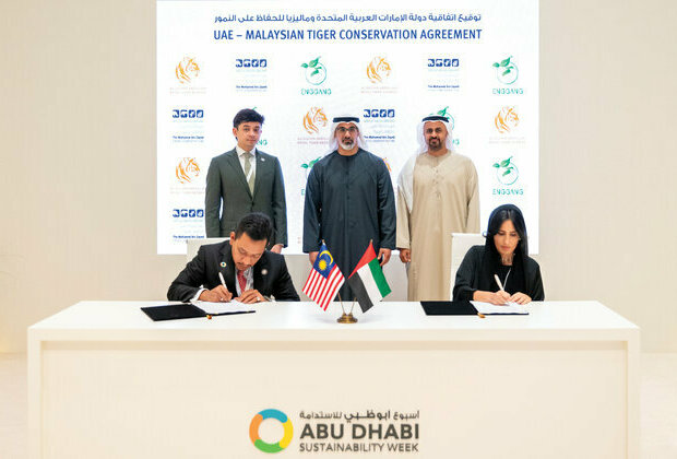 UAE, Malaysia launch collaboration to protect endangered Malayan tigers