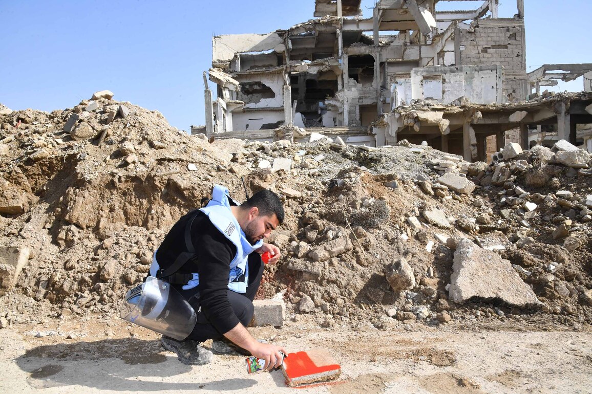 SYRIA-DAMASCUS-MINE CLEARANCE-RECONSTRUCTION