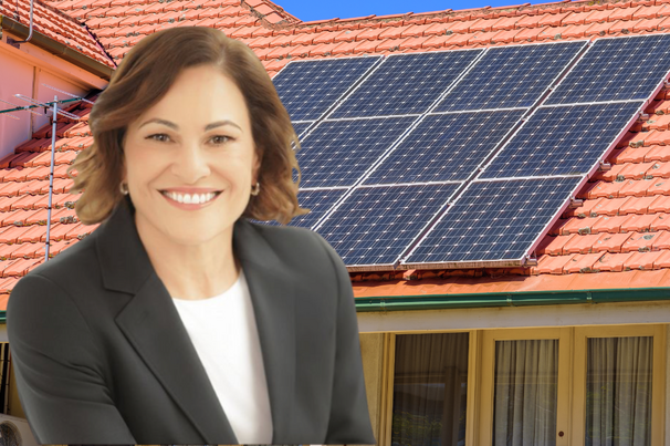Rooftop solar now Australia's largest power station. Pictured: Clean Energy Council CEO Jackie Trad