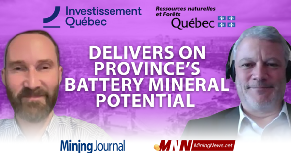 Operating in Québec: Invest Québec delivers on province's battery mineral potential