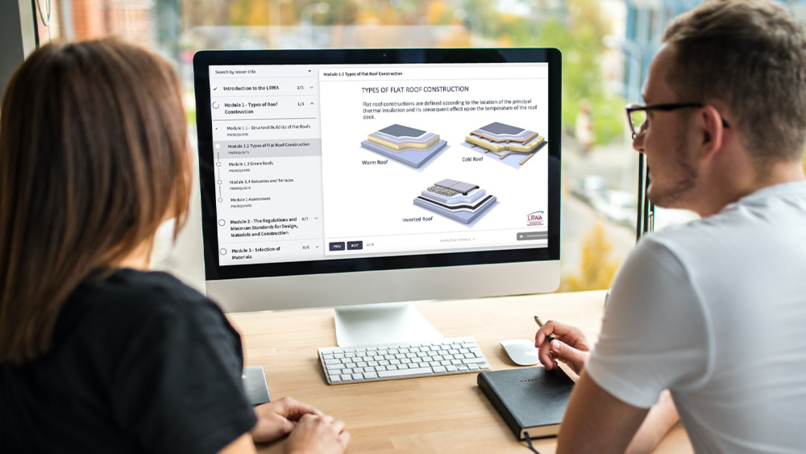 LRWA launches new online training for liquid-applied flat roofing