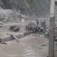 (SpotNews)NEPAL-RASUWA-FLOODS-PEOPLE MISSING