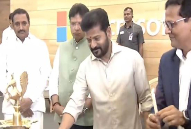 Telangana CM inaugurates Microsoft's new campus in Hyderabad