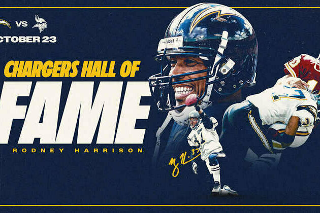 Why Rodney Harrison is Grateful for Chargers Hall of Fame Honor