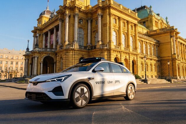 Uber teams with Pony.ai, Verne for robotaxis in Zagreb