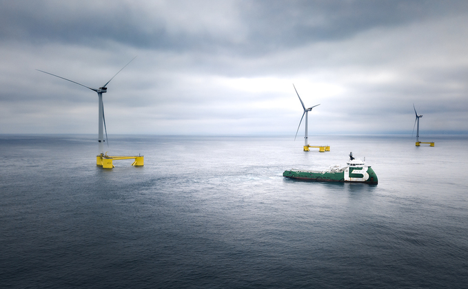 One of the UK's existing floating offshore wind projects / Credit: Principle Power