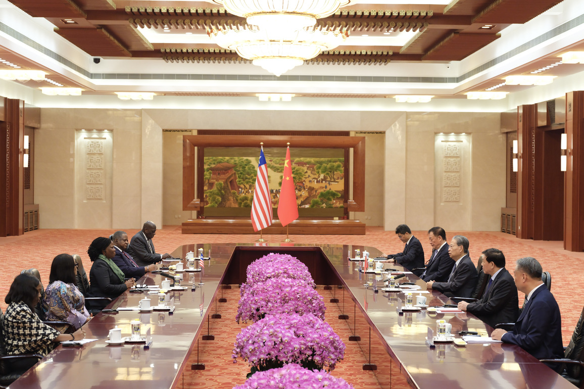 CHINA-BEIJING-ZHAO LEJI-LIBERIAN SENATE PRESIDENT PRO TEMPORE-MEETING (CN)