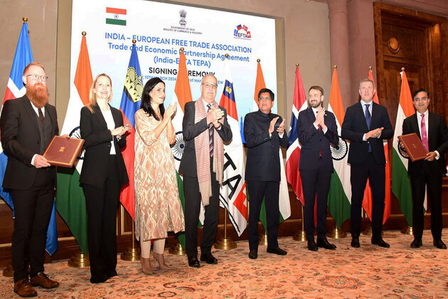 India-EFTA trade agreement completes 2 years; Boosting trade, investment and technology cooperation