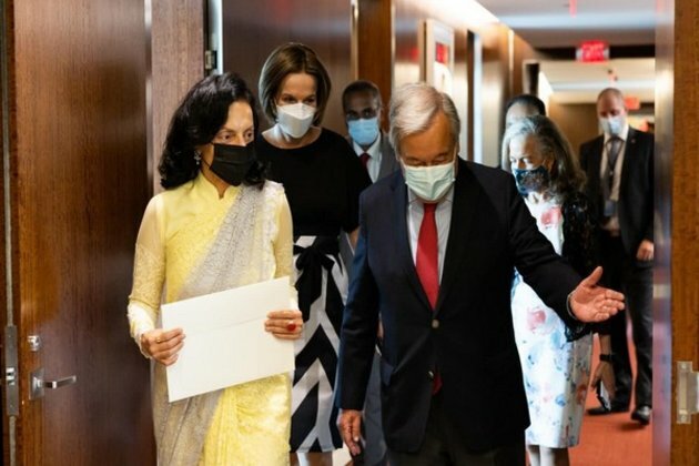 Indian Ambassador to UN presents credentials to UN chief Antonio Guterres