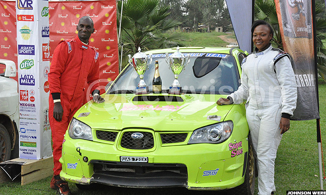 uwonge with her codriver
