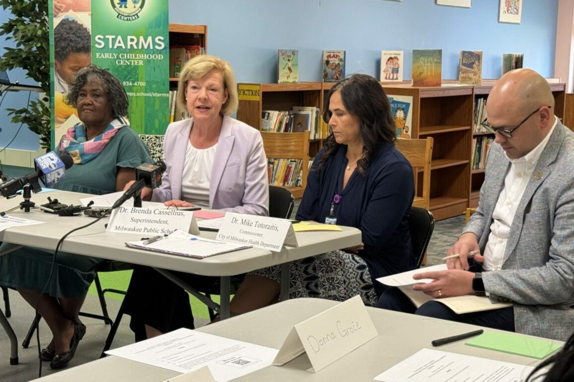 Sen. Baldwin Hears From Parents About MPS Lead Crisis, Chides RFK Jr.&nbsp;   Urban Milwaukee