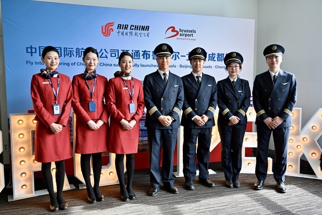 BELGIUM-BRUSSELS-AIR CHINA-NEW DIRECT PASSENGER SERVICE-LAUNCH