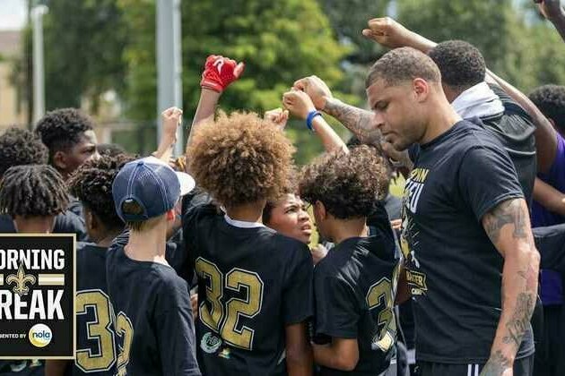 Morning Break: Tyrann Mathieu leads youth at annual camp