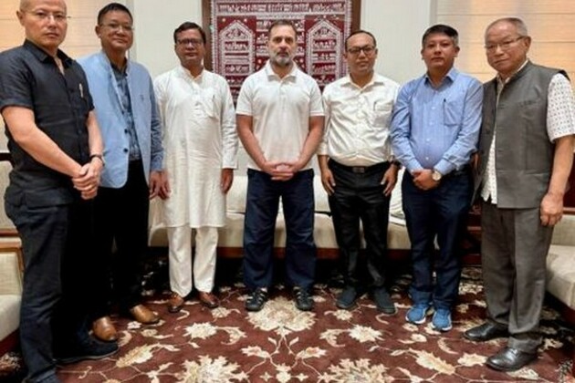 Rahul Gandhi criticises PM Modi for not visiting Manipur amid crisis
