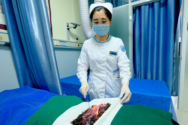 CHINA-INNER MONGOLIA-HOHHOT-INT'L NURSE DAY-MONGOLIAN MEDICINE NURSES (CN)