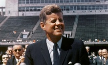 John Kennedy at Rice University.