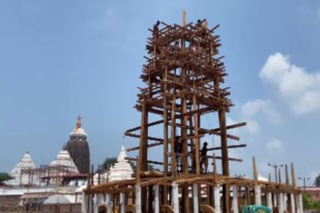 Odisha: Preparations in full swing for Jagannath Rath Yatra in Puri