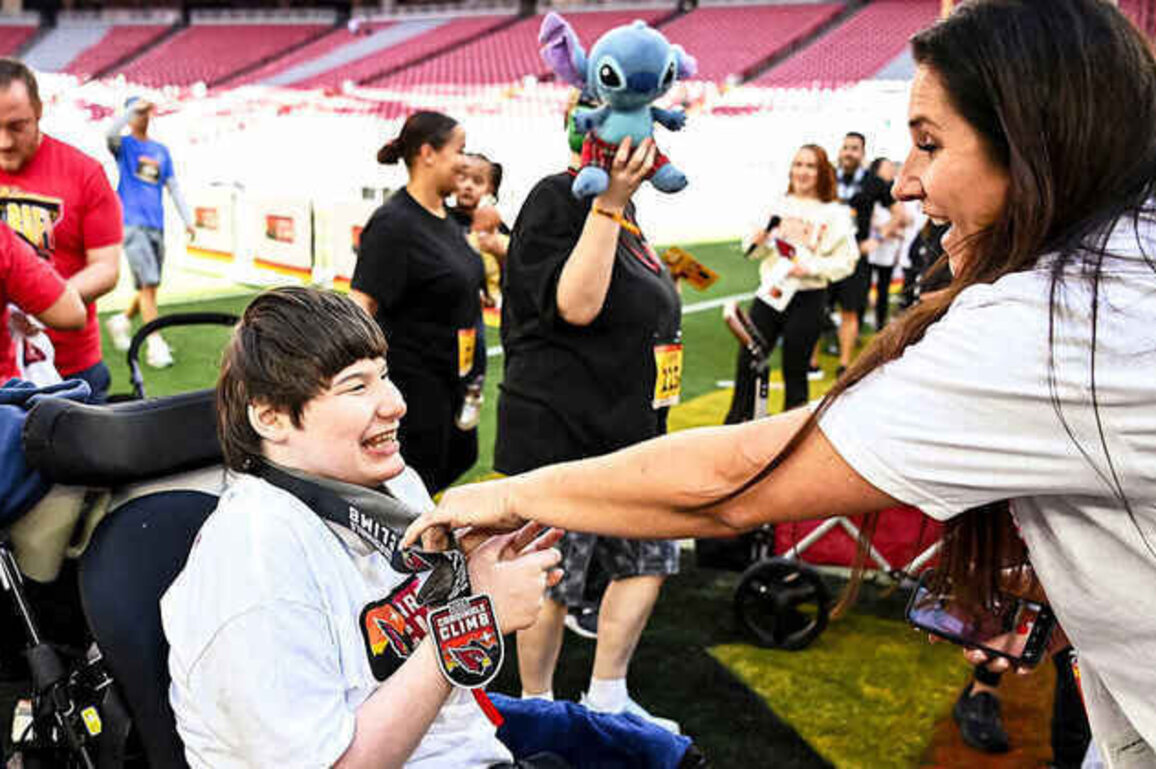 Smiles And Joy Mark First Cardinals Climb For Special Needs