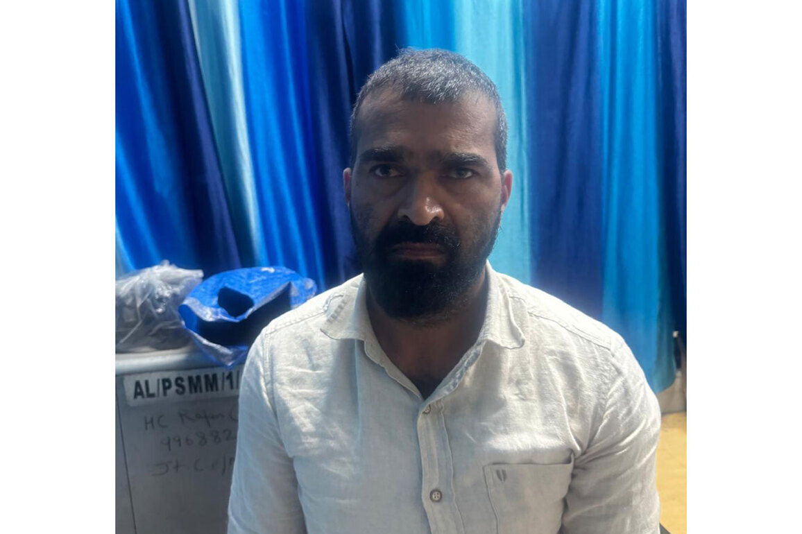 Youth Congress National Coordinator Narsimha detained after protest at Bharat Mandapam