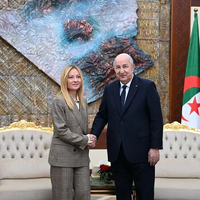ALGERIA-ALGIERS-PRESIDENT-ITALY-PM-MEETING