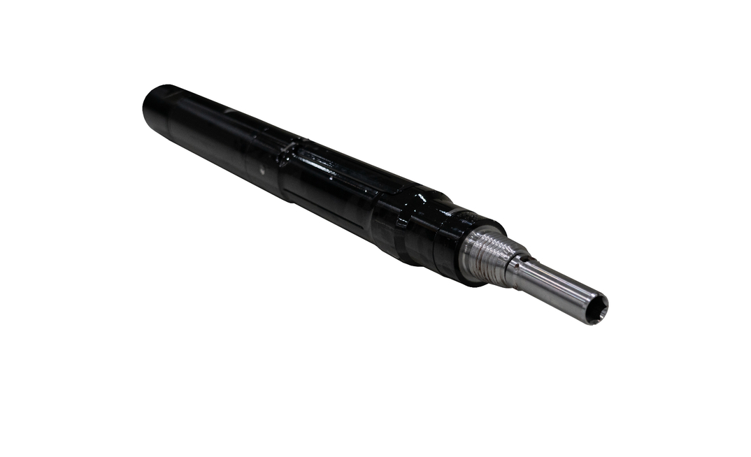 The Vermeer RH9 rock drill head is the newest addition to the company’s rock tooling line-up for dual-rod horizontal directional drills