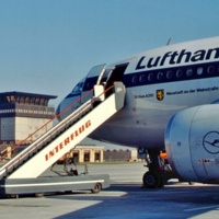 Catastrophe averted at German airport as bus driver kicked drone away 