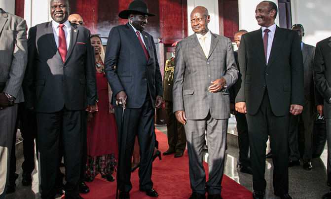 Kiir, Machar delay power sharing for 100 more days Kiir, Machar delay power sharing for 100 more days