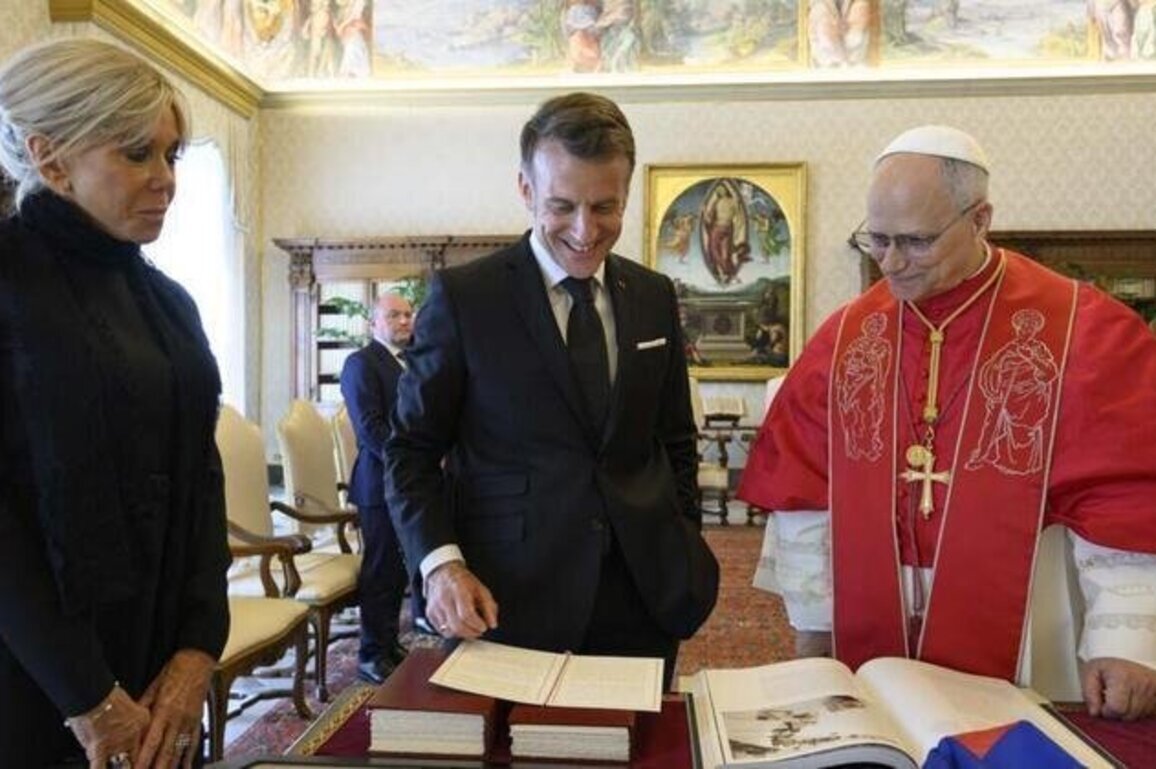 Macron meets Pope Leo amid calls for peace in Middle East