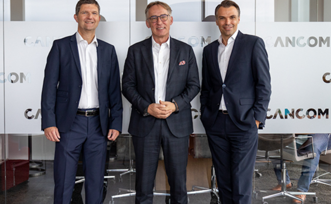 Cancom-Vorstände Thomas Stark (CFO), Rüdiger Rath (CEO) und Jochen Borenich (CSO), v.l.