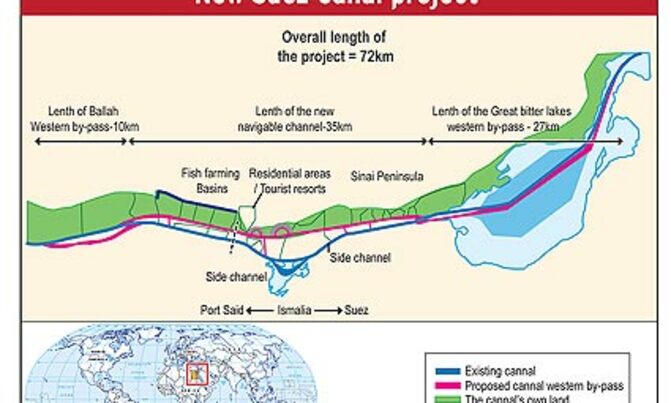 Egypt embarks on expanding the Suez Canal Egypt embarks on expanding the Suez Canal