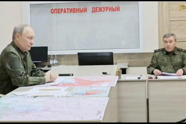 Ukrainian forces encircled in Kursk Region  Russias top general