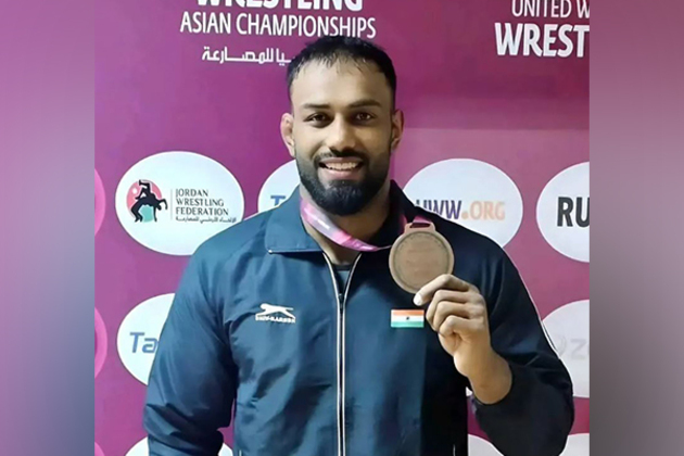 Asian Wrestling Championships 2025: Nitesh scripts bronze medal win; Neeraj misses out
