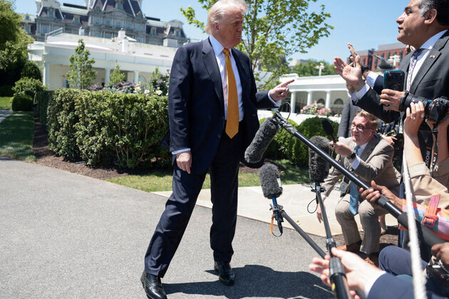 Trump says US will win Iran war "peacefully or otherwise"