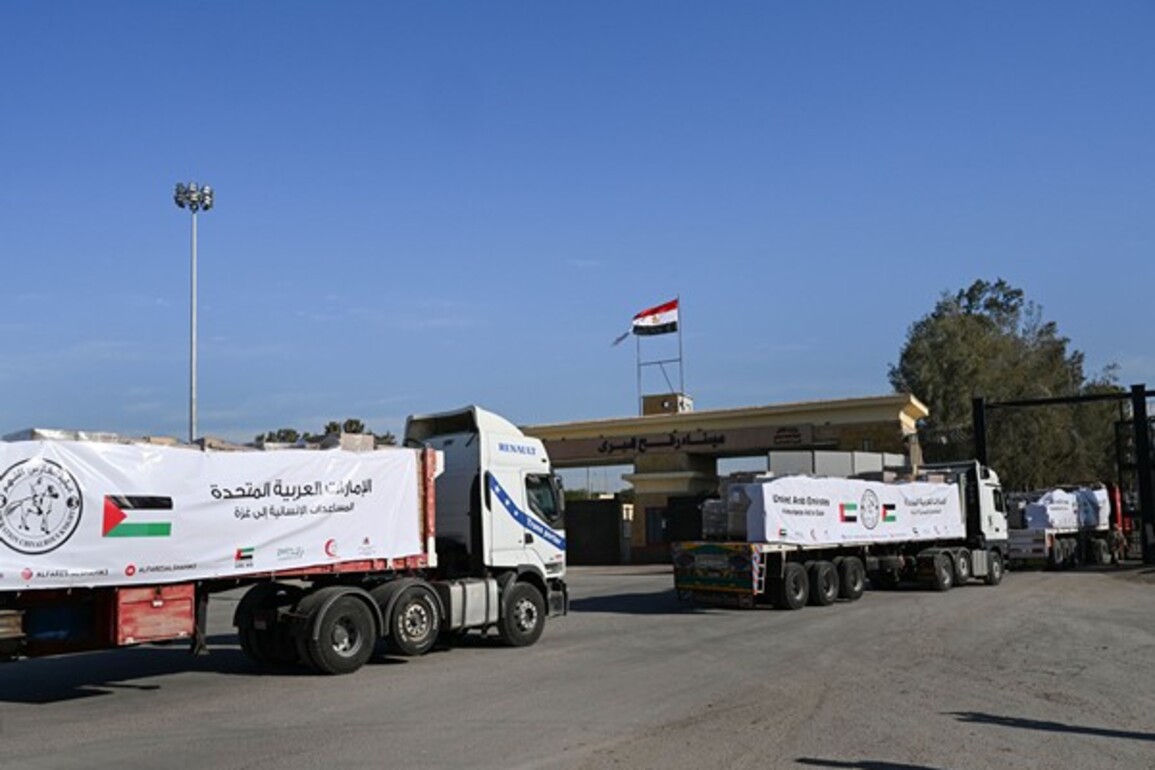 UAE carries out 69th airdrop of aid, delivers 500 tonnes of food aid into Gaza
