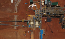 An aerial view of Endeavour's Houndé mine, Burkina Faso 