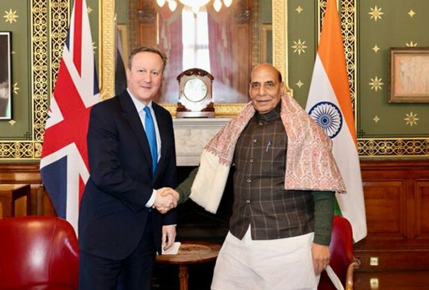 Rajnath Singh, David Cameron appreciate momentum of India-UK partnership