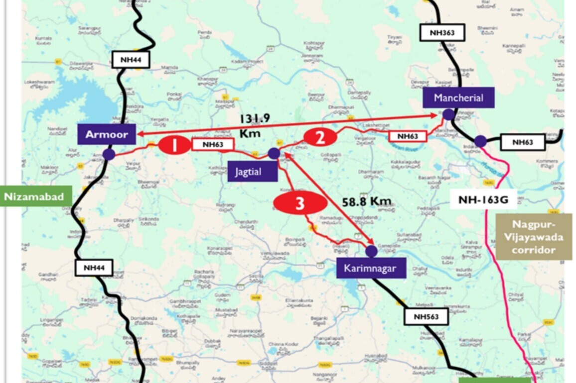 Cabinet approves widening of NH-63 Armoor-Mancherial section under Hybrid Annuity Model