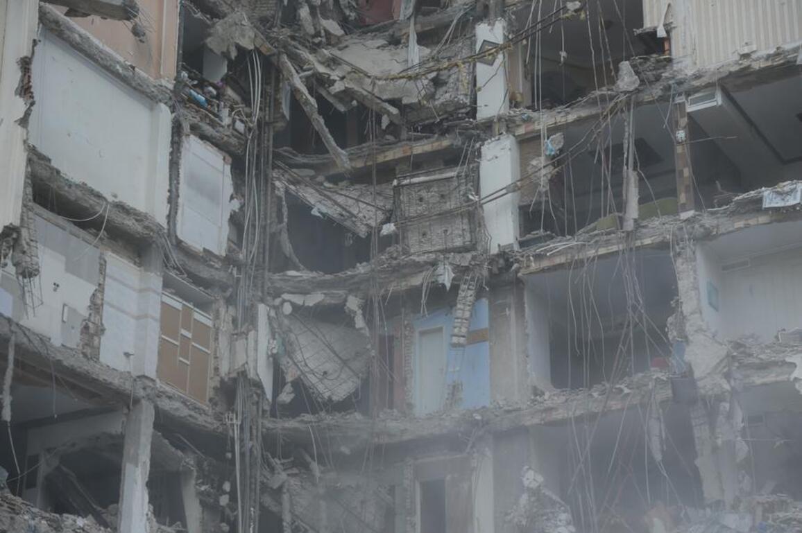 Mideast in Pictures: Destroyed building in Tehran's residential area amid U.S.-Israeli strikes