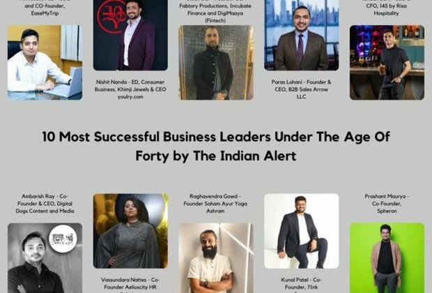 The Indian Alert announces the 10 most successful business leaders under the age of Forty