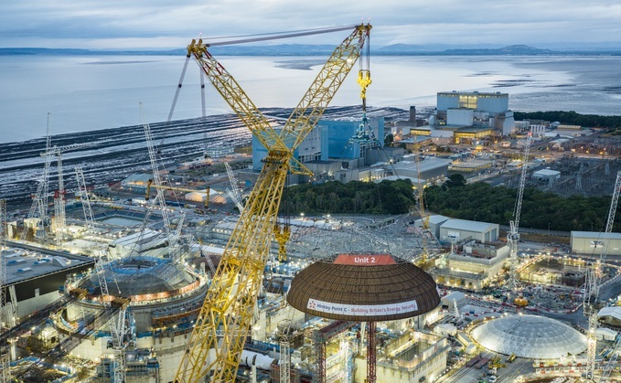 Hinkley Point C is currently under construction in Somerset | Credit: EDF
