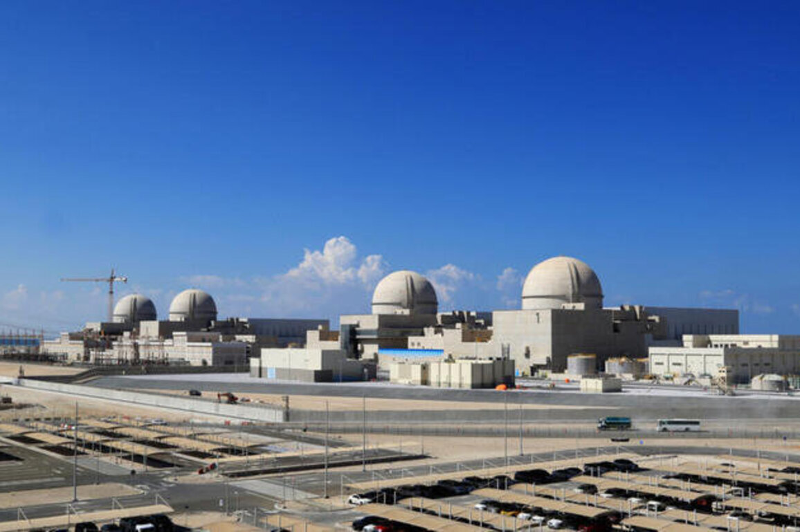 Drone strike sparks a fire on the edge of UAE nuclear facility